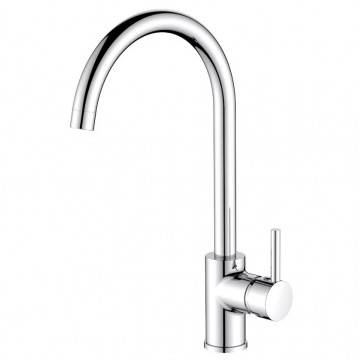 Torneira em Inox Modelo Curvo